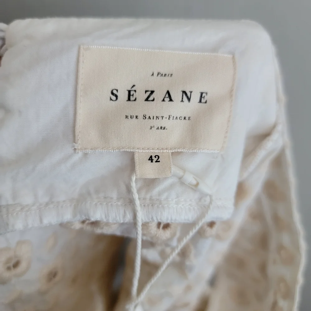 Sezane Forta Blouse size 42 NWT - Picture 9 of 10